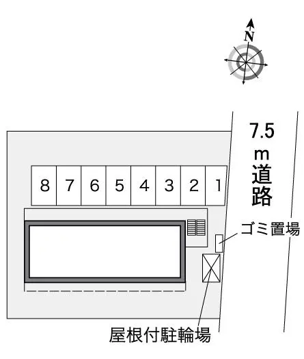 ★手数料０円★三田市西山　月極駐車場（LP）